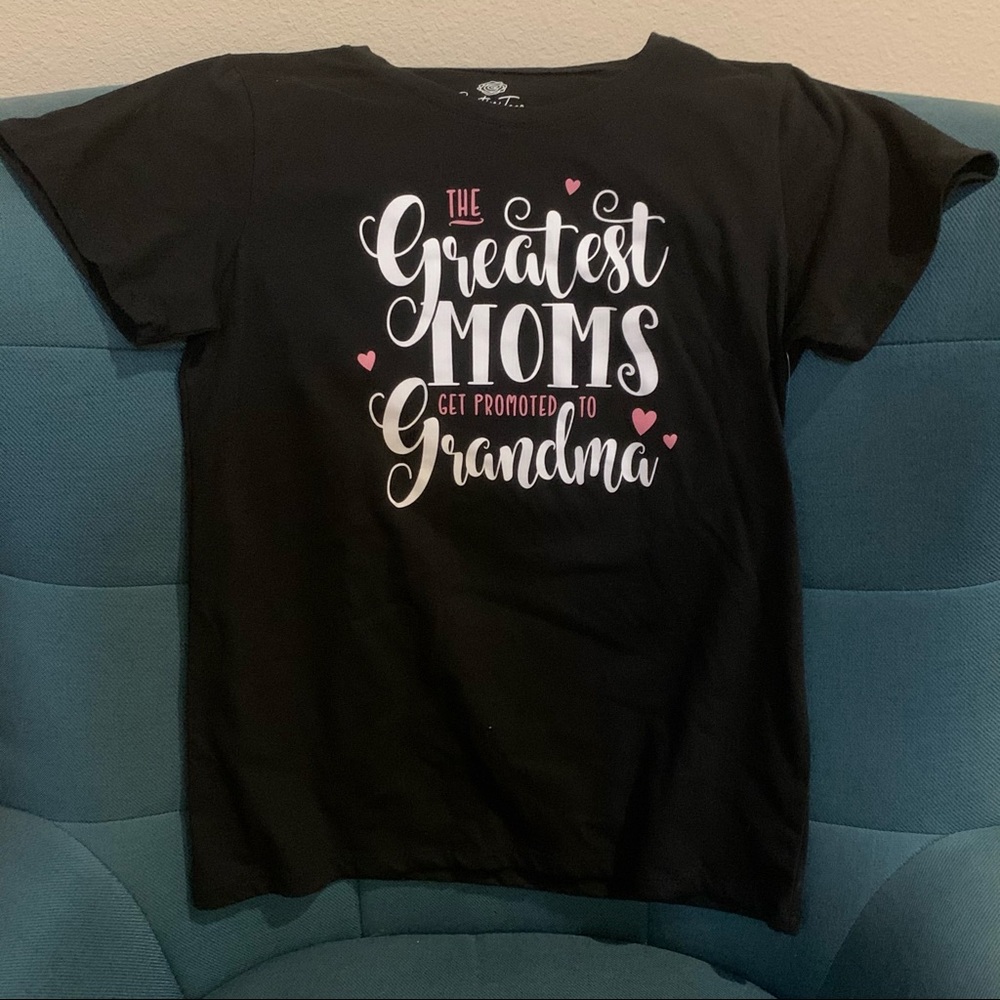 Small TShirt NWT PositiviTees Black Pink White